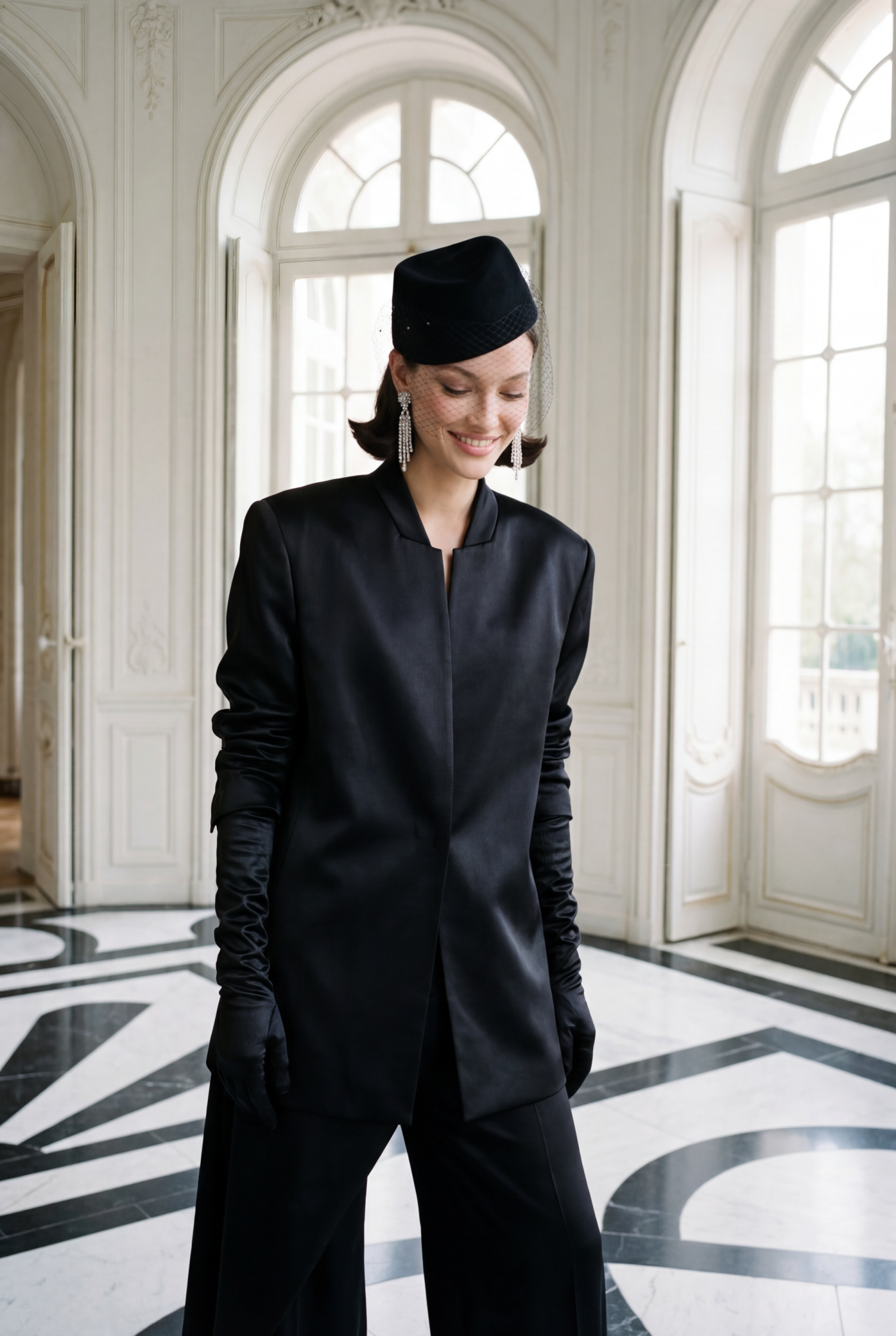 Жакет со стойкой Holy из сатина_3