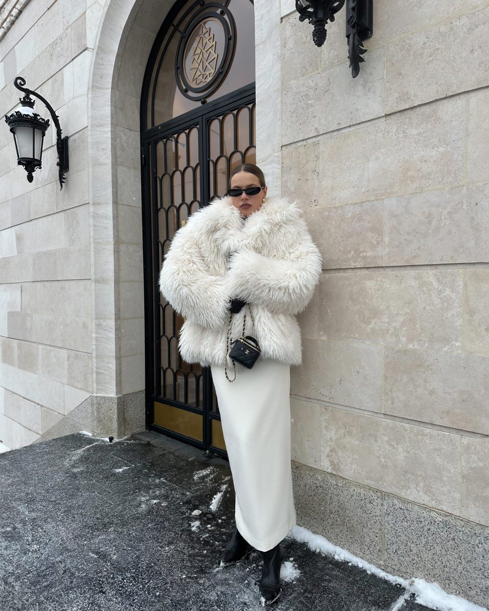 Белая шуба Heat
