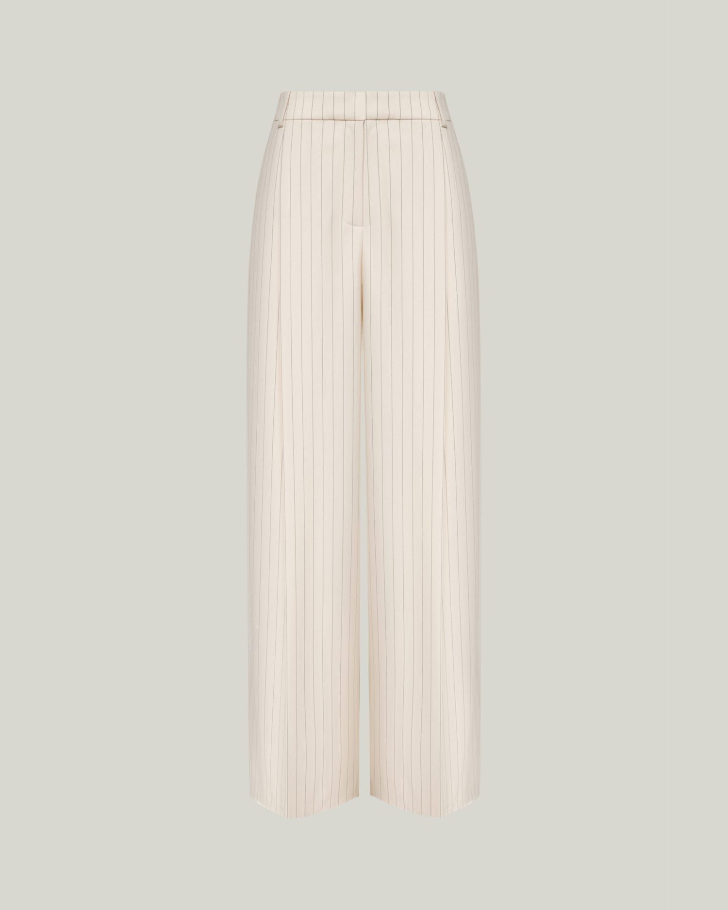 Костюмные брюки палаццо в полоску_1